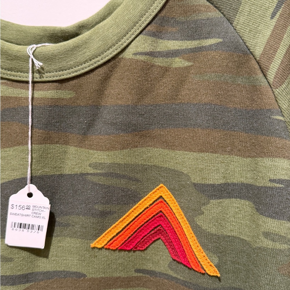 Aviator Nation XL mountain stitch crew neck sweatshirt NWT - Picture 3 of 4